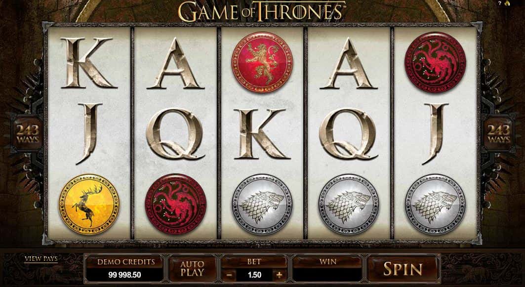 game of thrones slot
